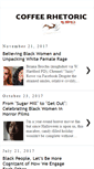 Mobile Screenshot of coffeerhetoric.com
